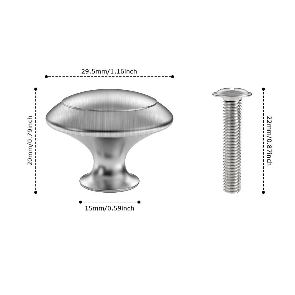 10/20/30/40 Pcs Drawer Handles Stainless Steel Door Knobs Handles Kithcen Cupboard Pull Handles Furniture Accessory Zpaxo