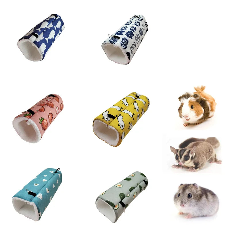 Random Small Pet Tunnel Honey Bag Gliding Mink Sprig Rat Guinea Pig