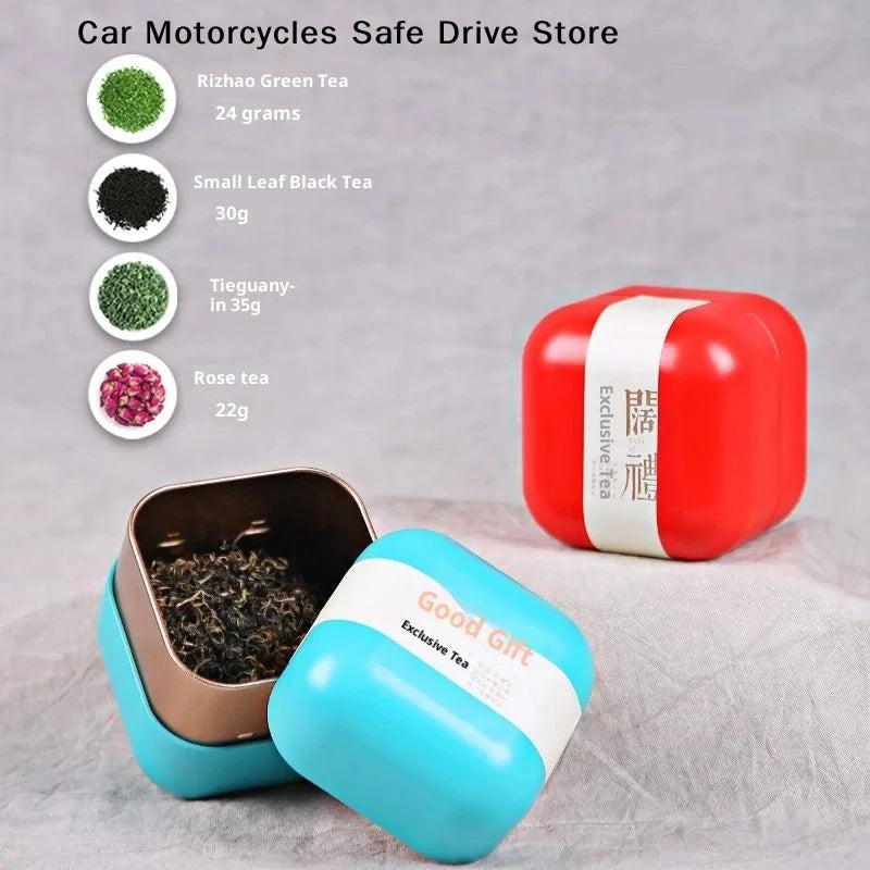 Solid Mini Tin Box Portable Sealed Jar Tea Jewelry Candy Small