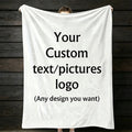 Custom Flannel Blanket Personalized Photo Soft Warm Throw Men Women