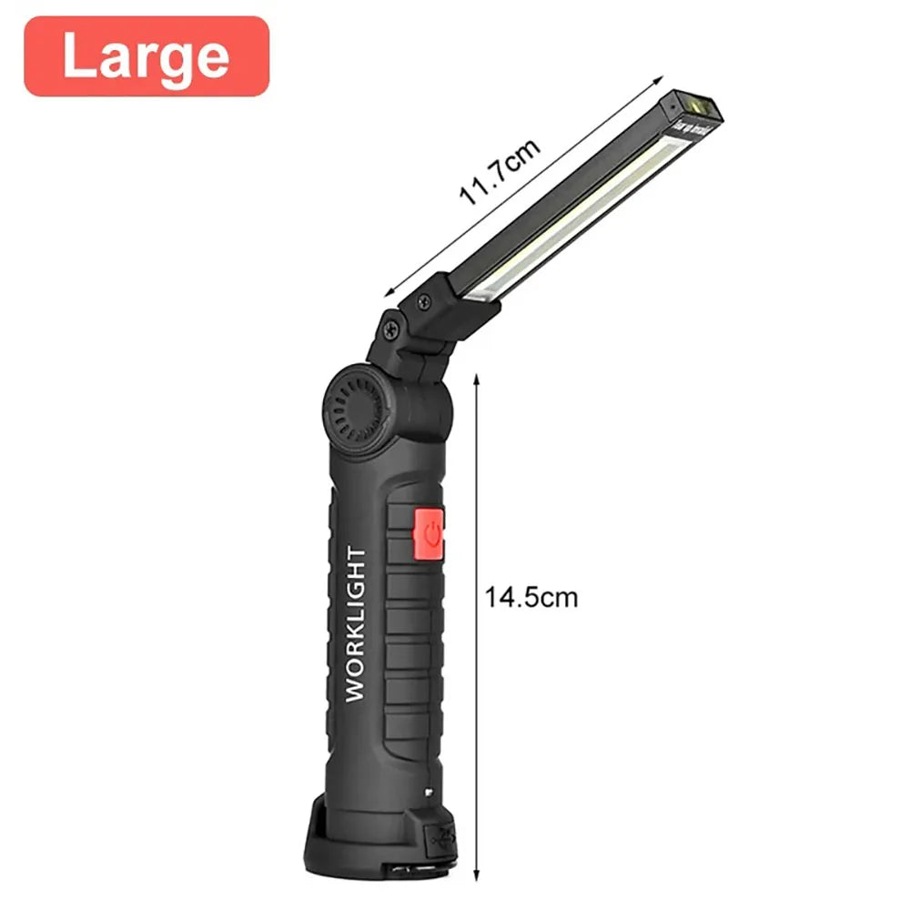 KDULIT COB LED Work Light – Magnetic, Rechargeable, 5 Modes