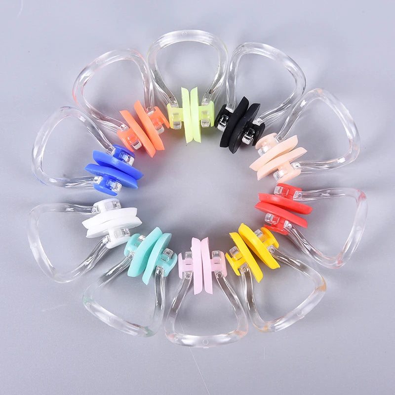 10pcs/lot High Quality Reusable Soft Silicone Swimming Nose Clip Comfortable Diving Surfing Swim Nose Clips For Adults Children Zpaxo