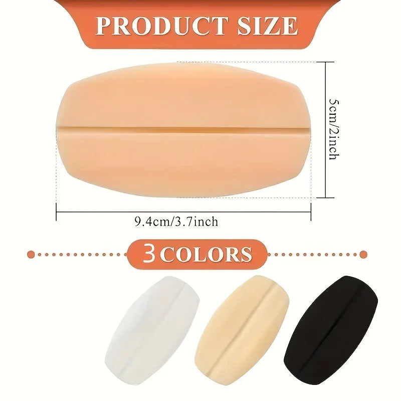 2 Silicone Shoulder Strap Pads Anti-slip Bra Holders Multi-color