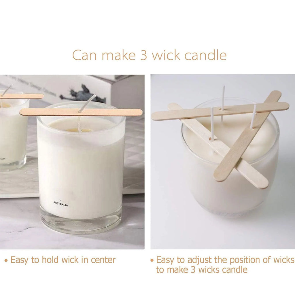 430 PCS Wick Set, 12 inch/8 inch/6 inch/3.5 inch/1 inch (30cm/20cm/15cm/9cm/2.6cm), 5 different wick lengths Zpaxo