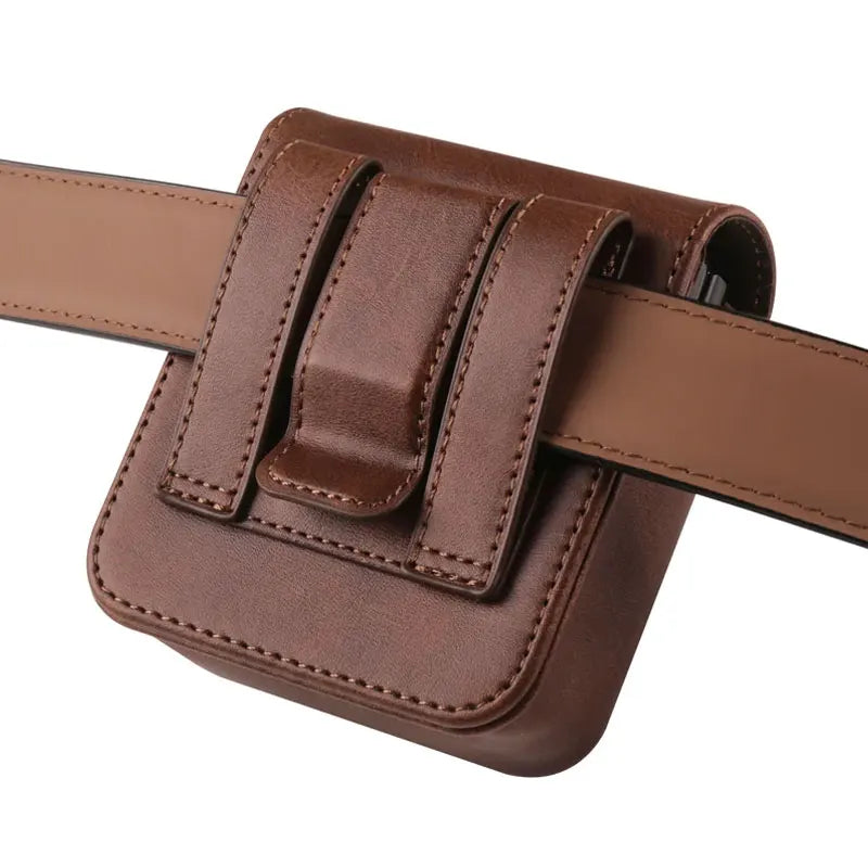 Universal Belt Clip Holster Leather Pouch Waist Bag Samsung Z Flip 3