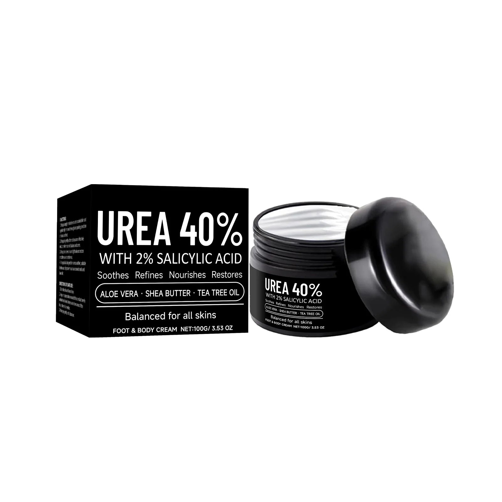 Hoygi 40% Urea Foot & Hand Cream – Cracked Heel Moisturizer Foot & Hand Cream Zpaxo 100g Boxed