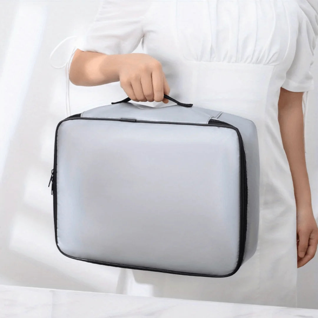 Document Organizer Bag Secure Locking ID Holder Travel Storage Box