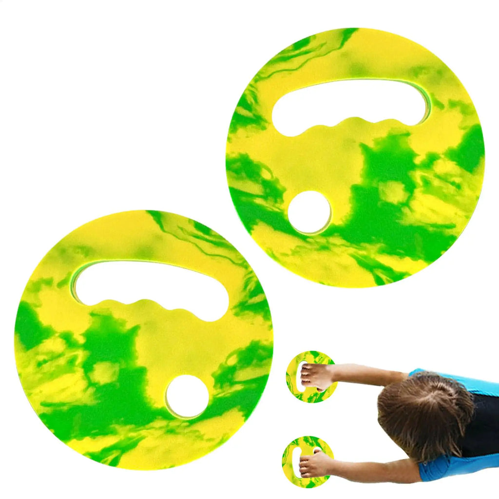 Swim Hand Paddles 2-Pack – Pool Exercise Discs for All Ages Swim Training Paddles Zpaxo