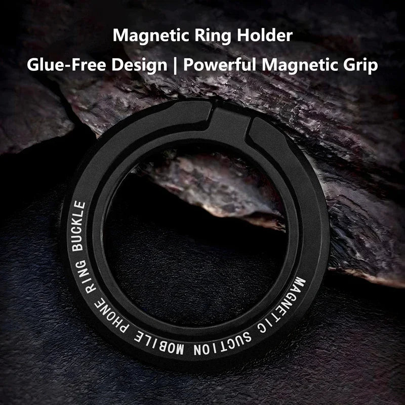 Magnetic Cell Phone Ring Holder Mobile Bracket Removable Grip