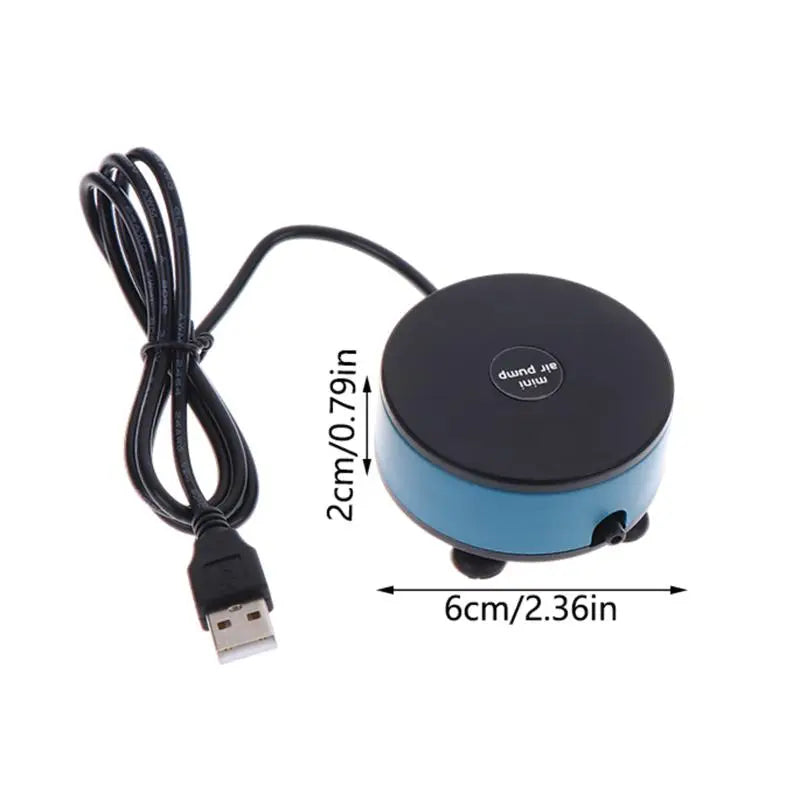 USB Mini Aquarium Air Pump Portable DC5V Small Oxygenator Low Noise Zpaxo