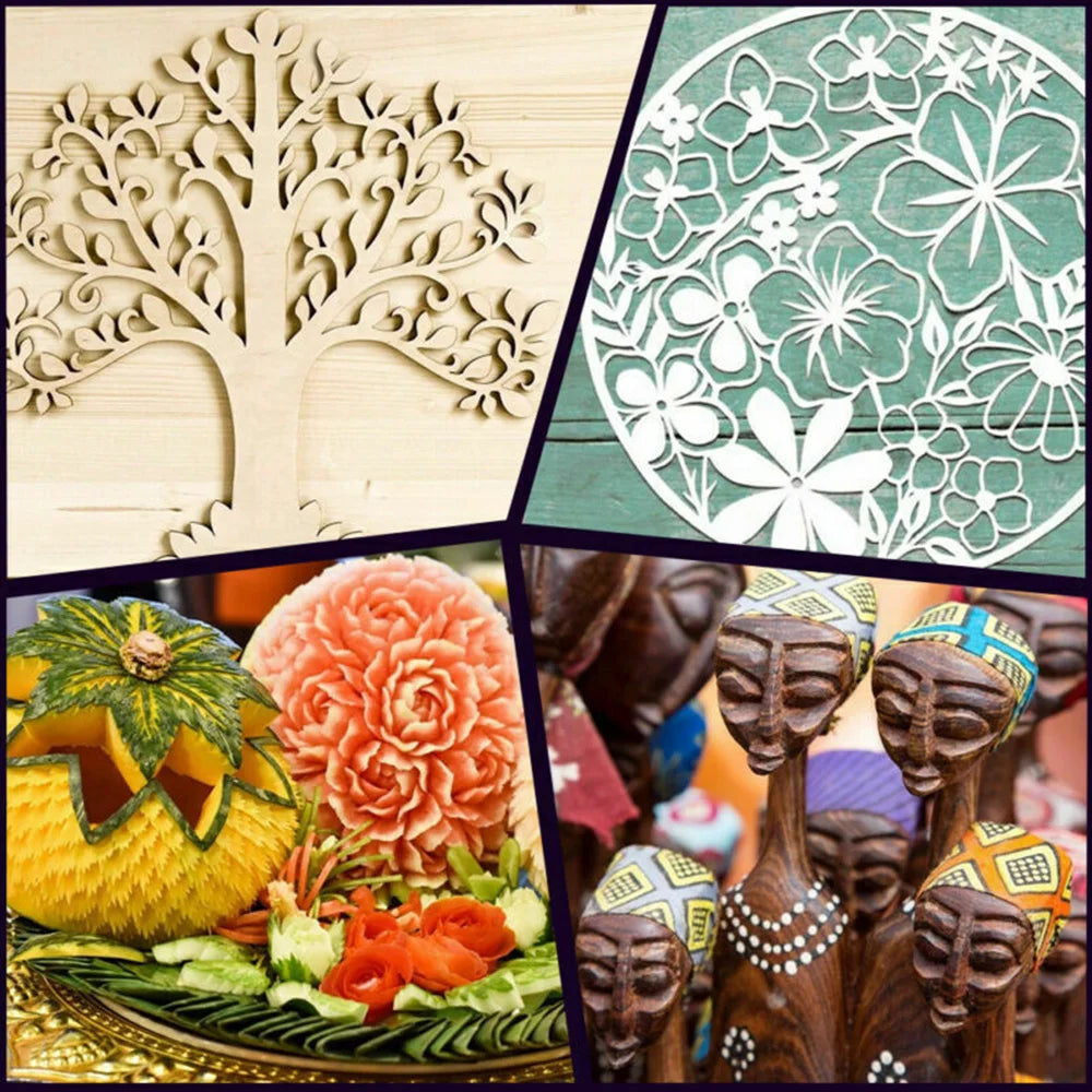 Knife Blades DIY Wood Carving Fruit Food Scalpel Craft Sculpture