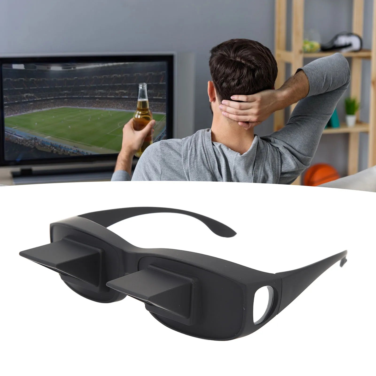 Lie Down Eyeglasses Horizontal Glasses Eye Fatigue Reduction