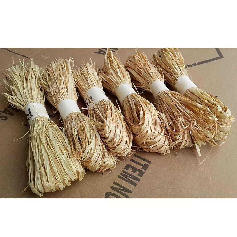 Craft Ribbon Paper Twine Raffia Natural Reed Tying Zpaxo