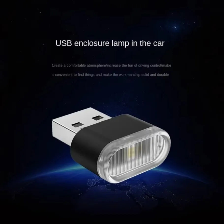 USB Mini LED Ambient Light, Car Interior Neon Lamp, Emergency Lighting, Night Light, PC Laptop Plug and Play, Portable USB Light Zpaxo