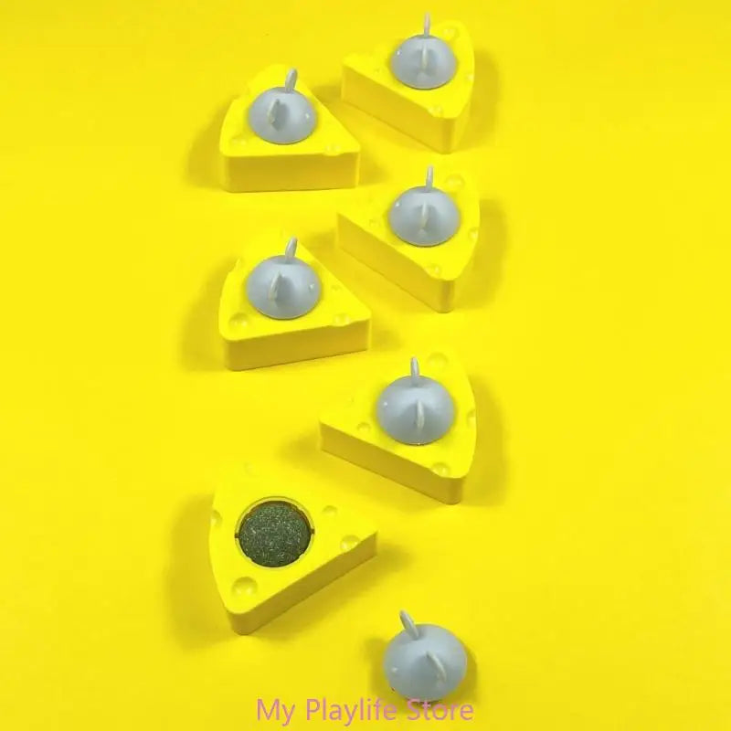 Cheese Catmint Ball Cats Stick Floor Wall Portable Toy Indoor Lick