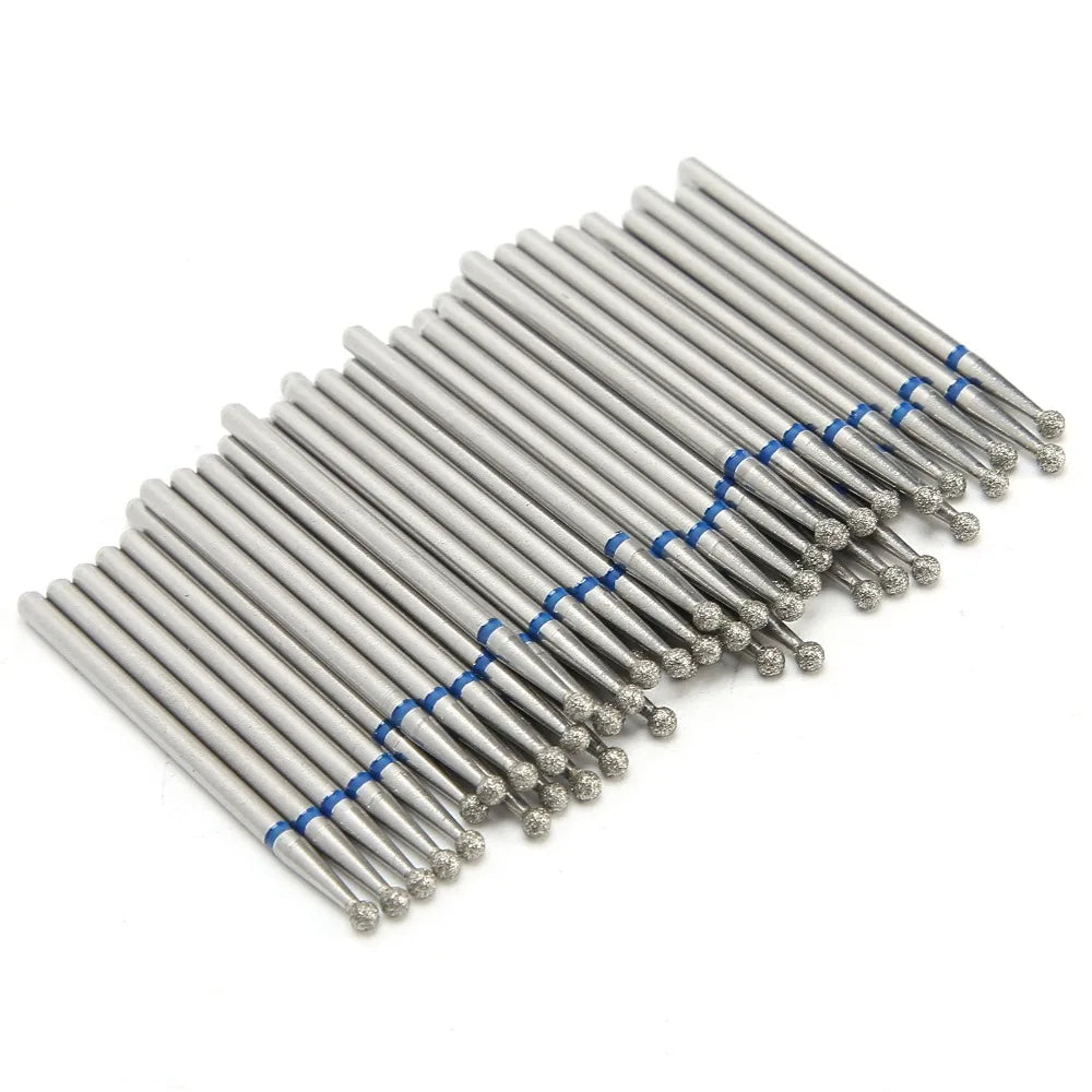 Ball Head Spherical Nail Drill Bits Diamond Texture Replacement Zpaxo