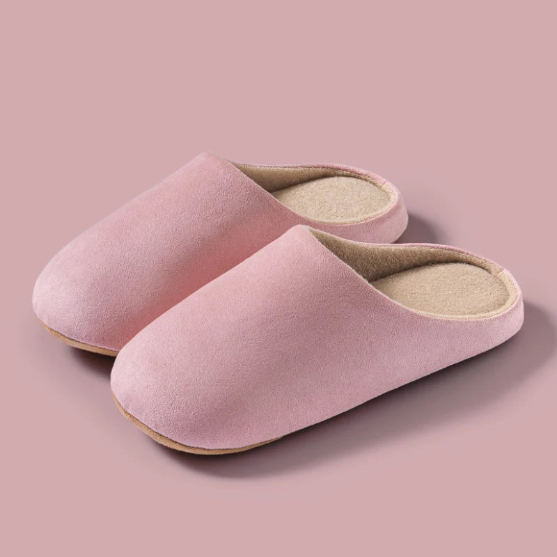 Indoor Floor Unisex Slippers Autumn Winter Lightweight Comfortable Zpaxo Pink 40-41