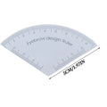 Reusable Eyebrow Ruler – Brow Shaping & Design Tool Eyebrow Shaping Tool Zpaxo White CN