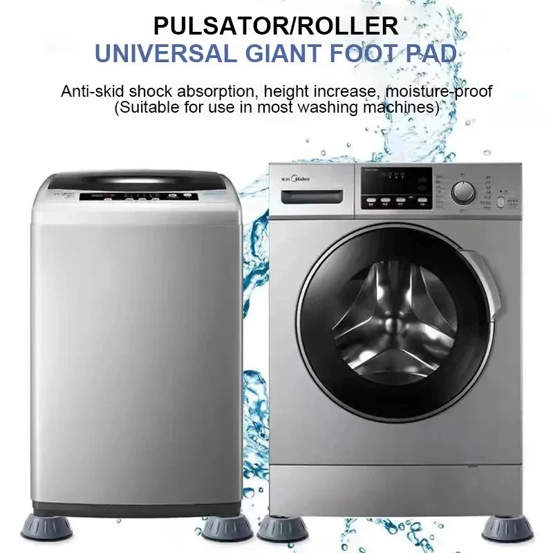Silicone Washing Machine Anti-Vibration Foot Pads | 2–12 Pack