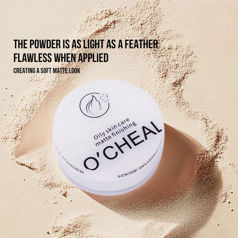 Setting Powder Loose Powder Long-lasting Concealer Waterproof Sweat-proof Oil Control Natural Honey Powder Zpaxo