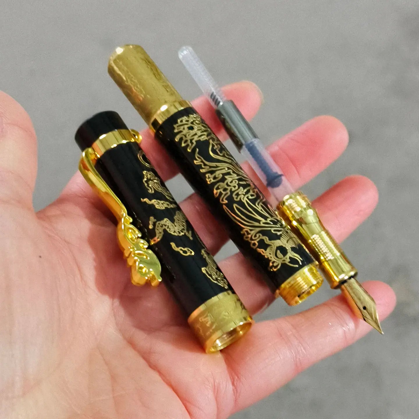 High-quality Fountain Pen General Pen Metal Shaft 17cm Length Screw Cap Zpaxo