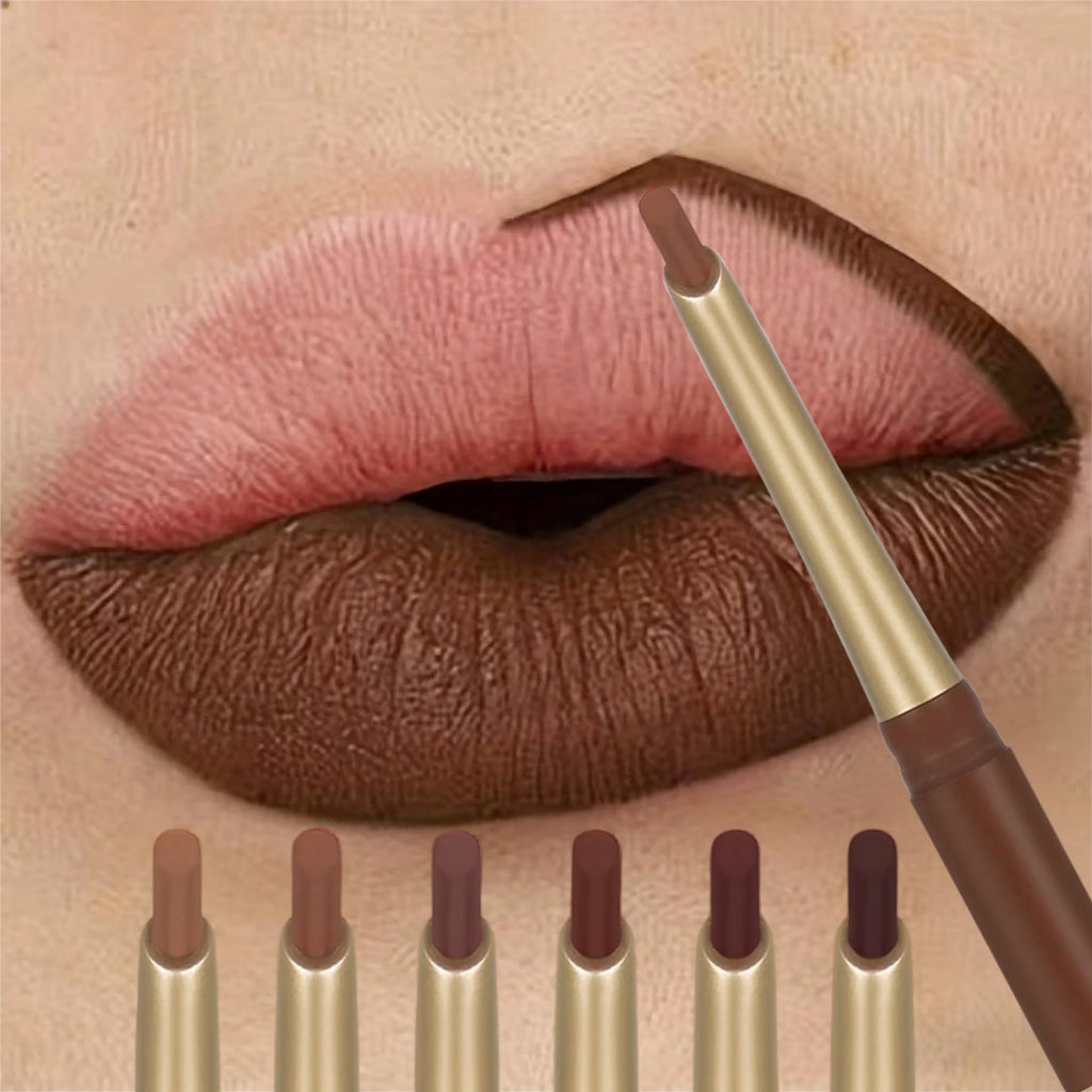 Long-lasting Matte Lip Liner Pencil Finish Easy-apply Precise Full