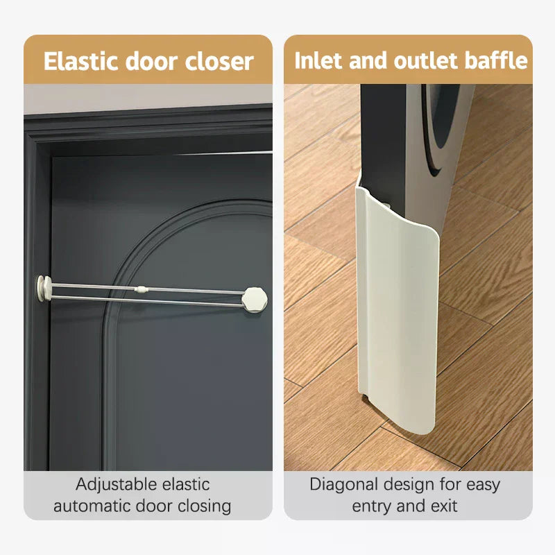 Training Accessories Pet Supplies Door Bathroom Cat Handle Zpaxo