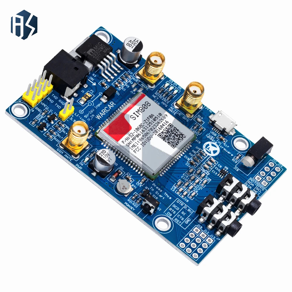 SIM808 GSM GPRS GPS Development Board Quad-band Global Coverage IPX Zpaxo