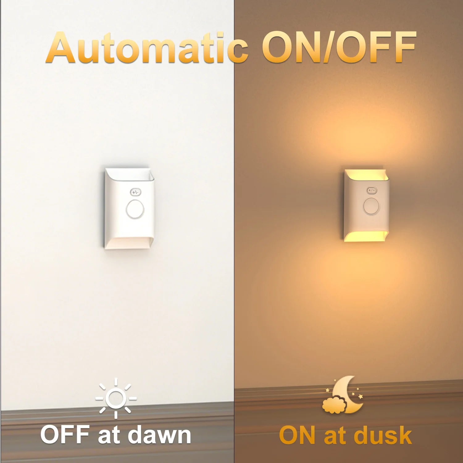LED USB Rechargeable Wall Lamp Up Down Light PIR Motion Sensor Step Light Indoor Night Lamp for House Decor Exterior Patio Porch Zpaxo