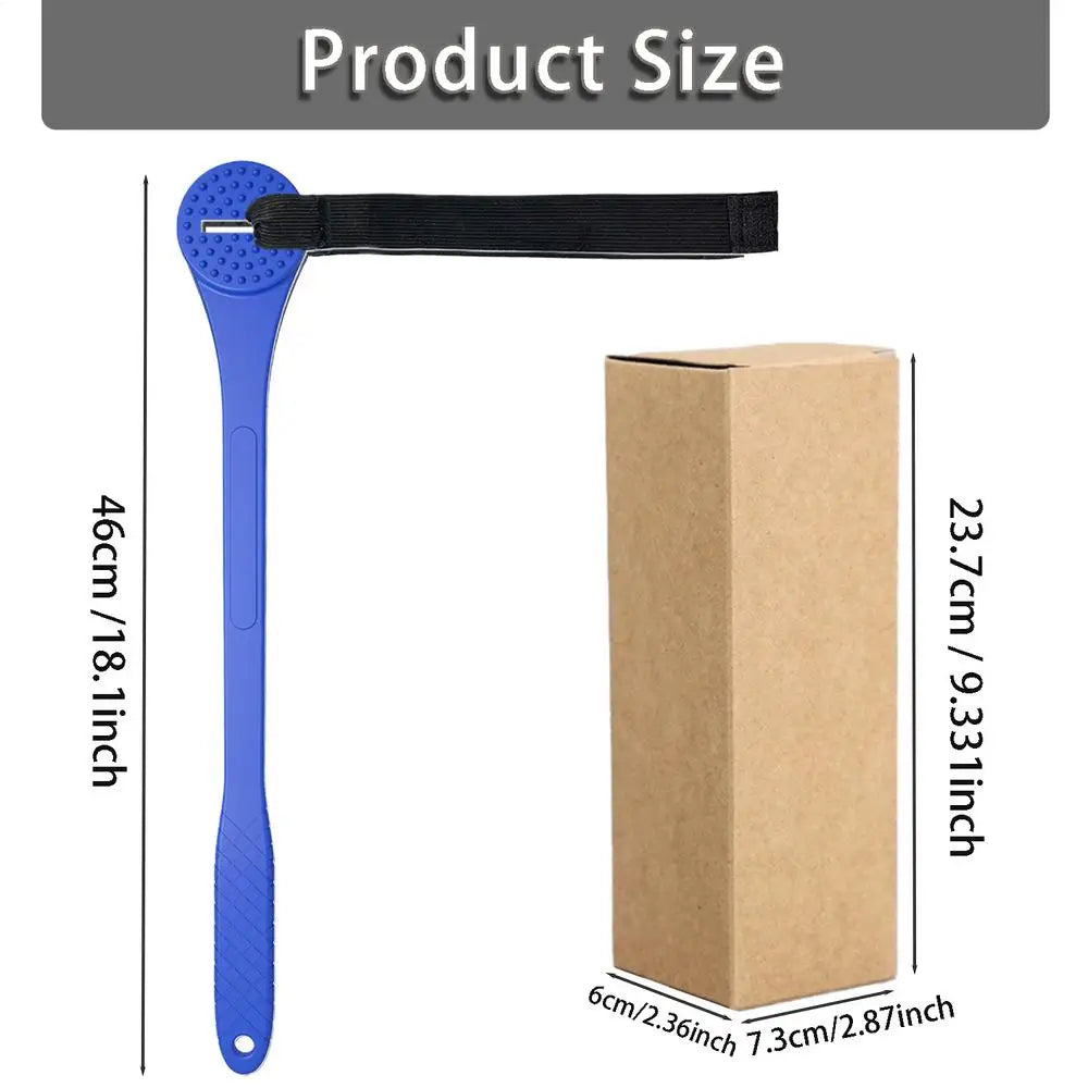 Multi-Function Handle Bandage for Shaver Hair Brush Lotion Applicator Back Hair Shaver Body Shaver Versatile Accessory Zpaxo Blue