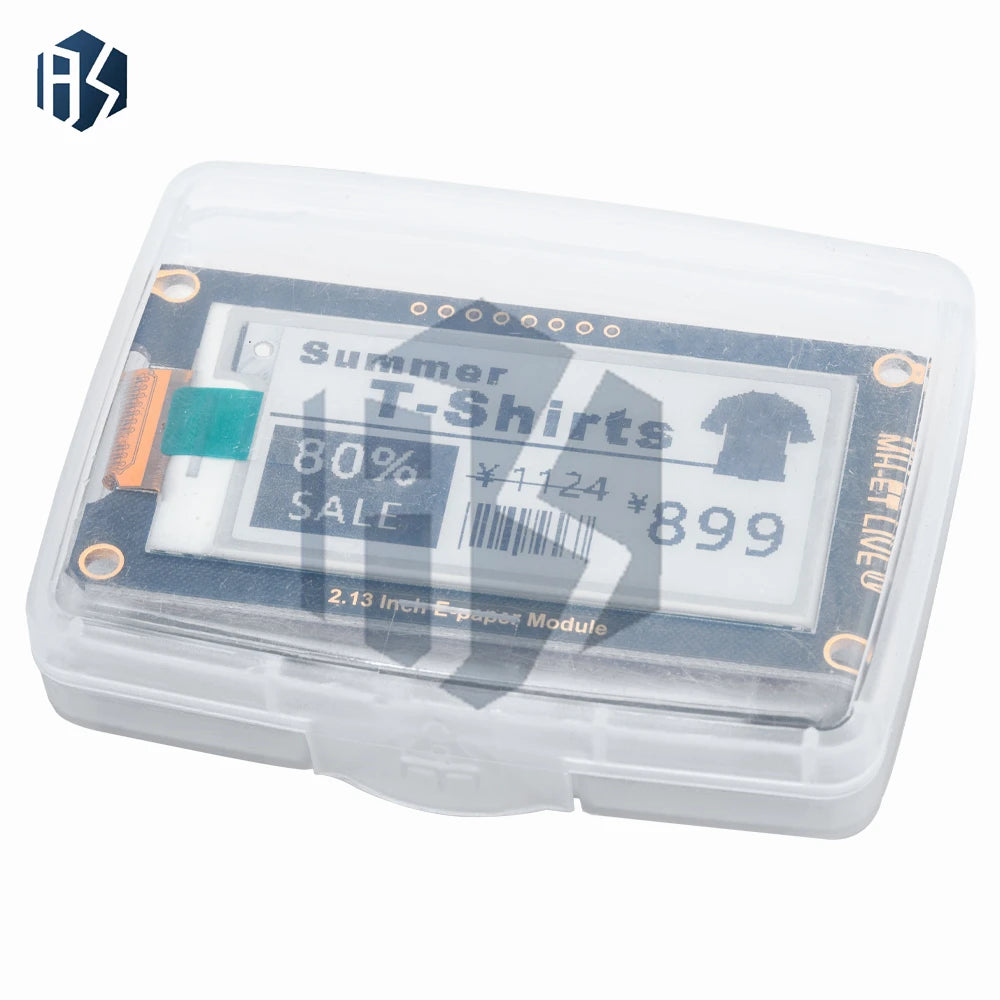 ‌2.9 inch E-Paper Display Module (296x128 SPI Interface) - Compatible with Arduino, STM32, Raspberry Pi /ESP32 Zpaxo