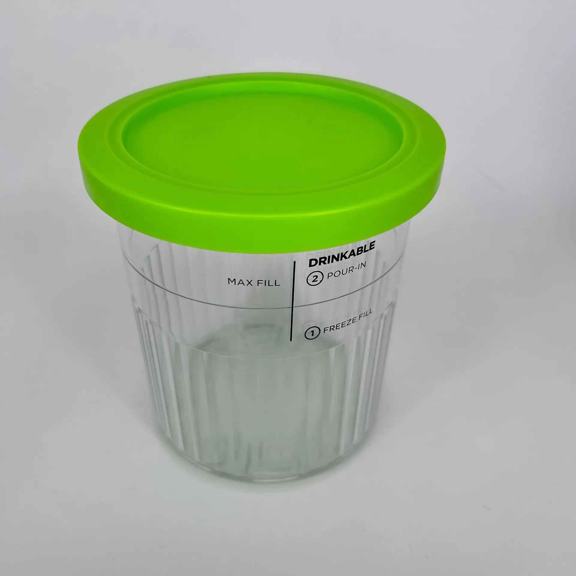 Hot Containers Replacement for Ninja NC500 NC501 Creami Deluxe Pints Lids Creamy Ice Cream Containers Cups Set Family Size Zpaxo Green 1PC