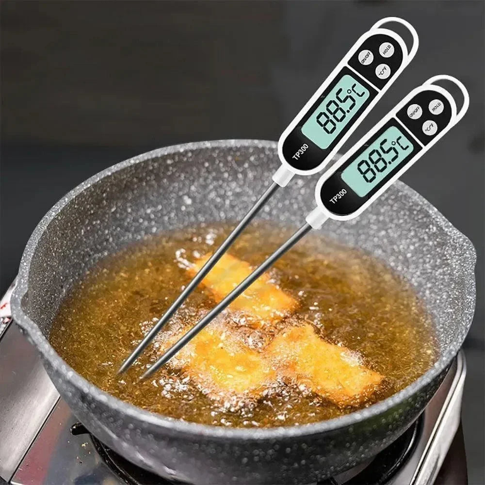 Food Thermometer TP300 Digital Kitchen Water Oil Thermometer for Meat Cooking Food Probe BBQ Electronic Oven Kitchen Tools Zpaxo