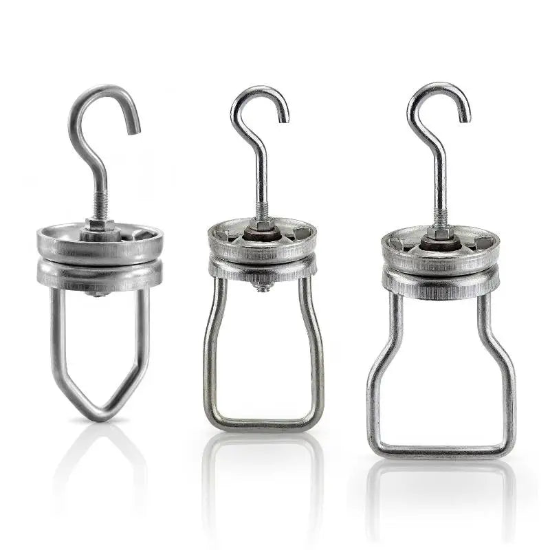 Rotating Spinner Hook Steel Swivel Heavy Duty Powder Coating Paint Zpaxo