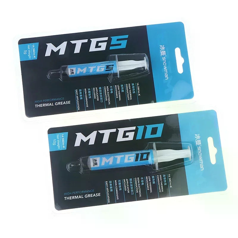 Syringe MTG5 MTG10 Thermal Conductive Grease Paste 14 3W Mk Desktop Zpaxo