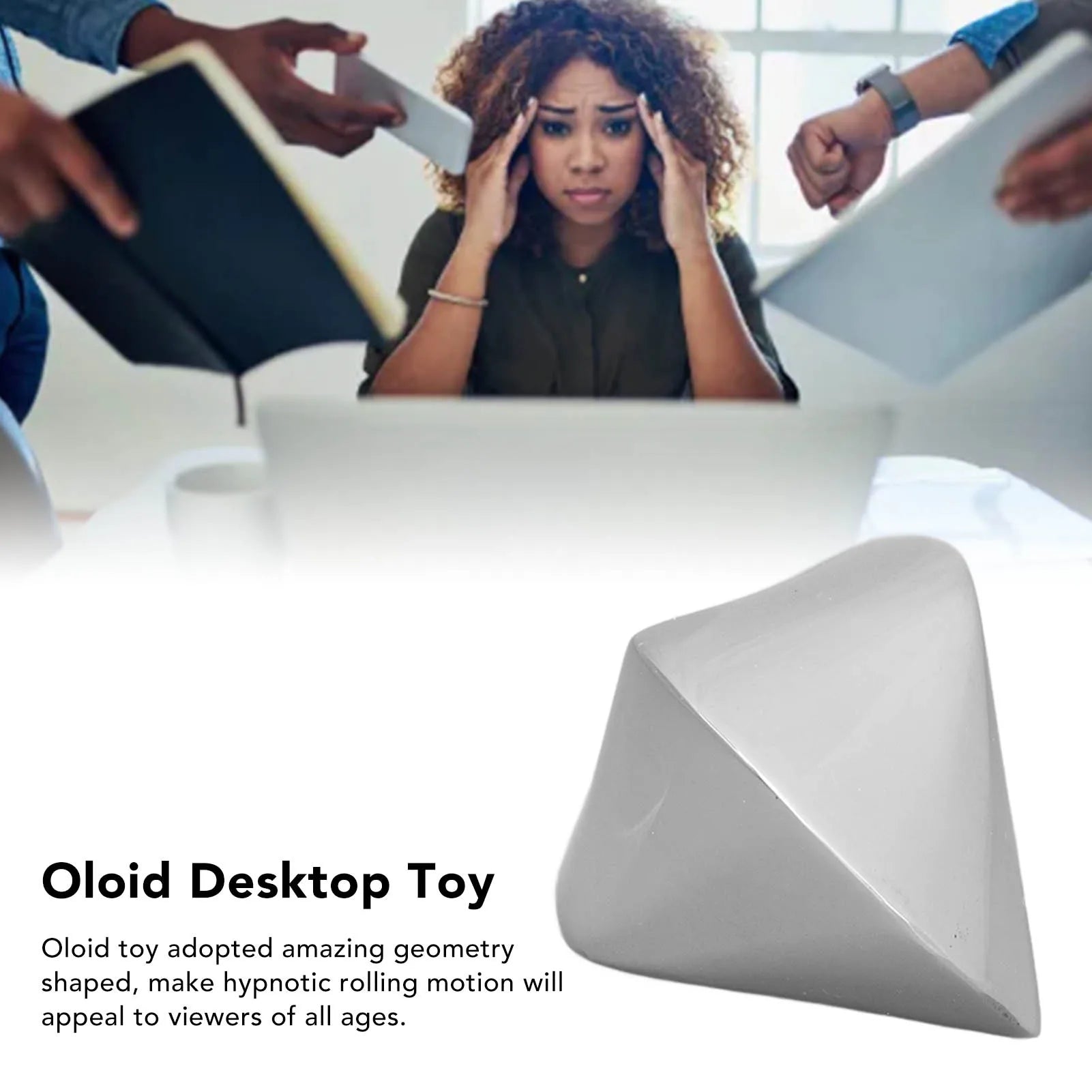 Metal Oloid Desk Desktop Reduce Pressure Smoothing Surfaces Stainless