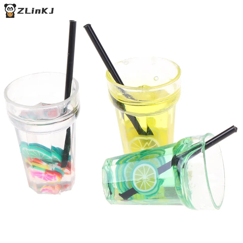 ▶1Pcs 1:12 Scale Cup Drink For Dollhouse Miniature Toy Doll Food Kitchen Accessories Zpaxo