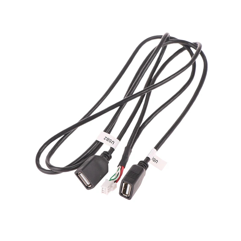 6-Pin Dual USB Car Radio Harness Adapter | Android Nav Cable
