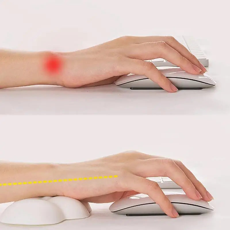 Mouse Pad Wrist Rest Keyboard Cloud Non-slip Ergonomic Computer Mice Zpaxo