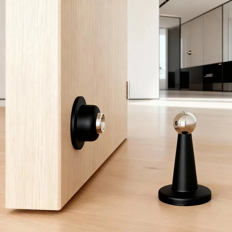 No-Drill Silicone Door Stopper – Wall Protection Anti-Collision Door Stopper Zpaxo