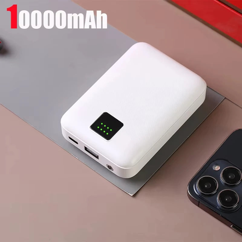 50000mAh PowerBank for Heating Vest Jacket Gloves Heated Auxiliary Battery DC7.4V Portable Powerbank Electric Heating Equipment Zpaxo White 10000mAh 30001mAh-50000mAh