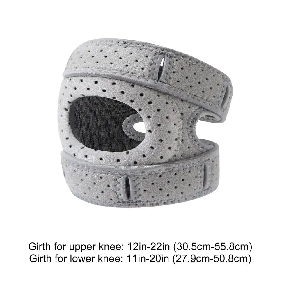 Patellar Stabilizing Knee Brace Relief Support Band Tendon Patella Zpaxo Gray