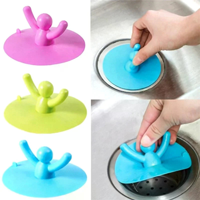 Cute Water Sink Silicone Waterproof Plug Multifuctional Kitchen Zpaxo