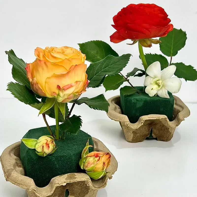 Flower foam blocks of fresh and artificial flowers, 1-6 wet flower foam blocks for home decoration, wedding, party and holiday Zpaxo