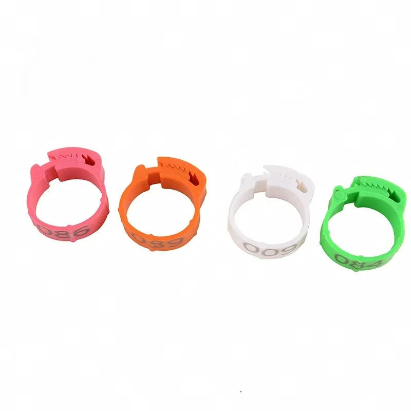 Chicken Foot Ring Label Buckle Plastic Adjustable Poultry Leg Snap