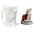 Dog Candle Mold Animal Epoxy Casting Mould 3D Soap Wax Cake DIY Home