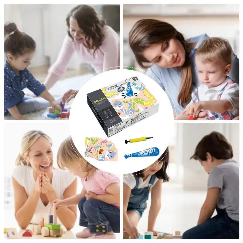 Snake Puzzles Animal Cards Matching Puzzles Cartoon Preschool Learning Activities Family Party Games For Kids 3 Years To Improve Zpaxo