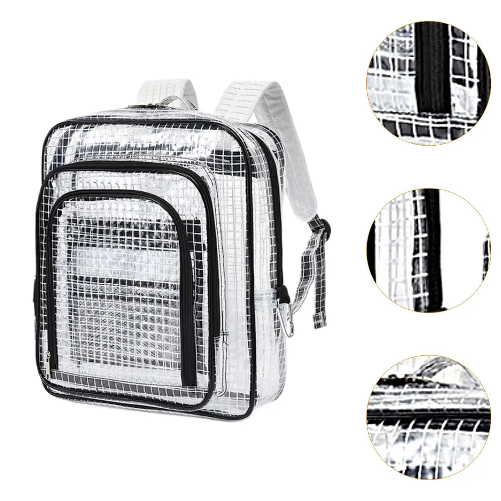 Clear Anti-Static PVC Backpack | Cleanroom Tool Storage Bag Anti-Static Work Backpack Zpaxo