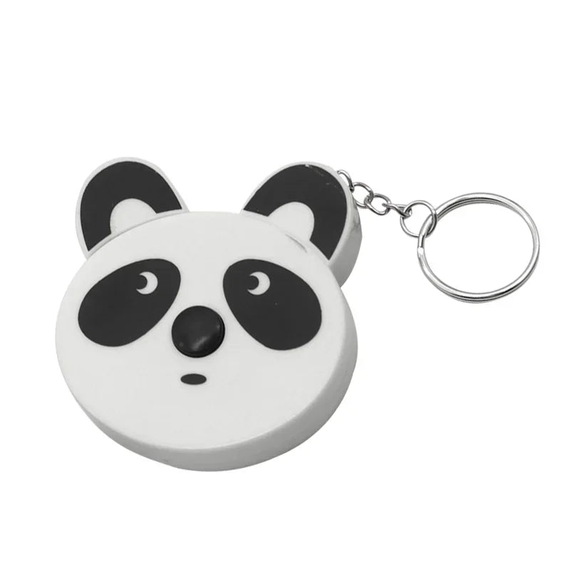 Cute Cartoon Animal Mini Tape Measure Keychain Portable Retractable Zpaxo 1pc Panda B18421D