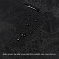 Table Tennis Table Cover Outdoor Courtyard Patio Waterproof Dust Proof Ping Pong Tables Terrace Long Tables Cover 280*153*73cm Zpaxo Black 80x153x73cm